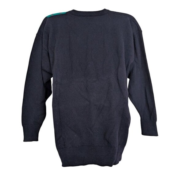 Vintage Clan Royal Old Course Golf Sweater Mens Size XL Blue Argyle Diamond Wool - Picture 7 of 11